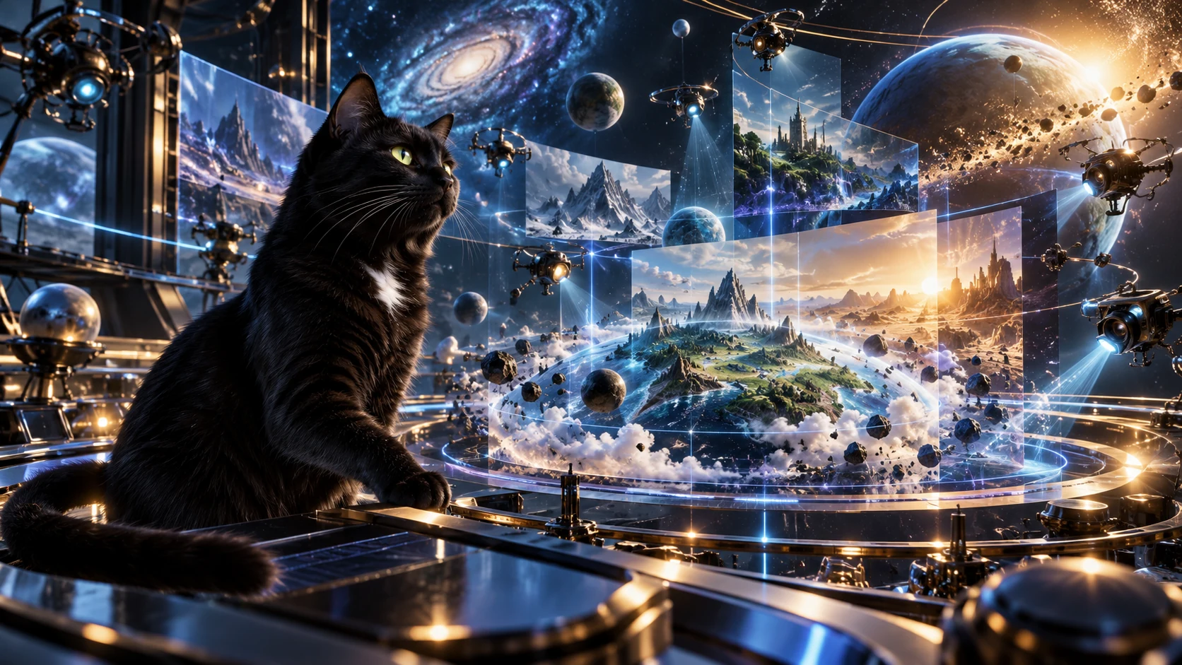 Milo in einer futuristischen Story World